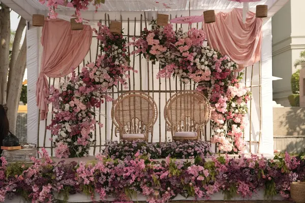 Romantic Pink Wedding Canopy